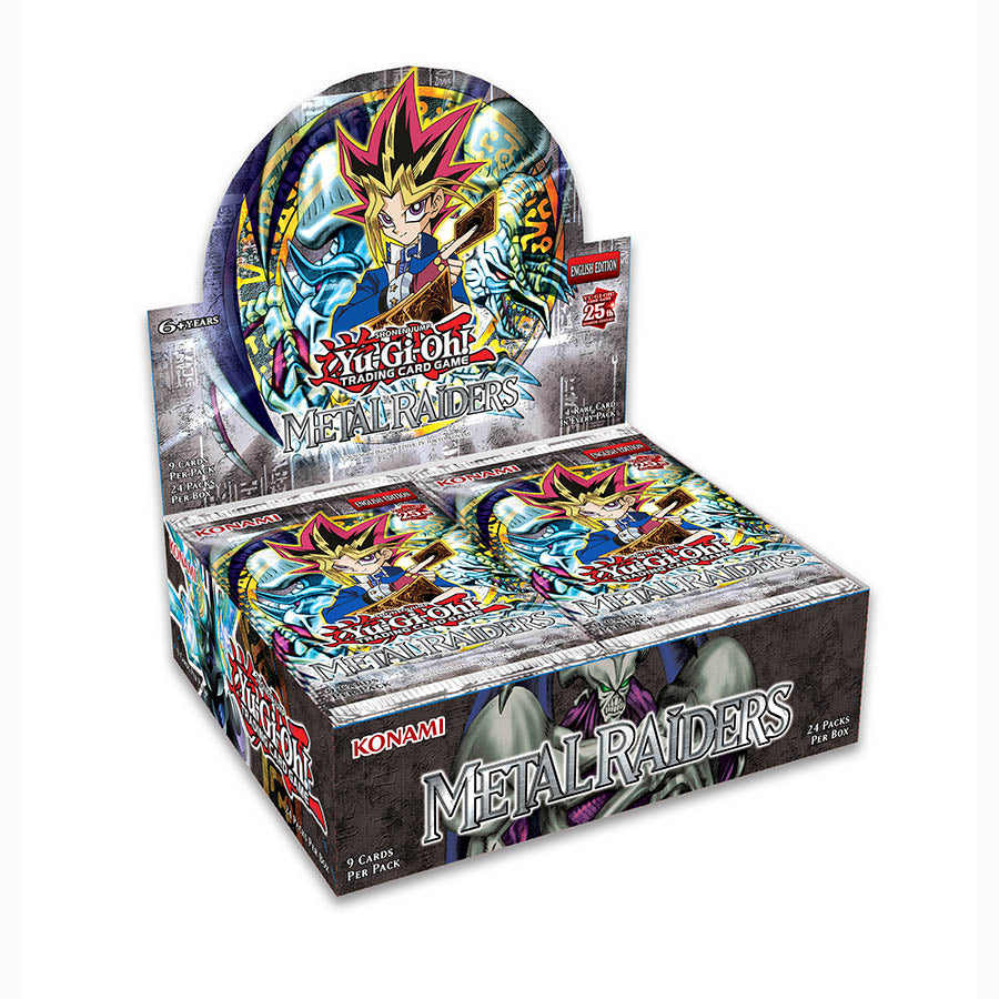 yugioh yugi booster box YU-GI-OH CCG: BOOSTER BOX: 25TH ANNIVERSARY: METAL RAIDERS (24CT) – Metro  Entertainment