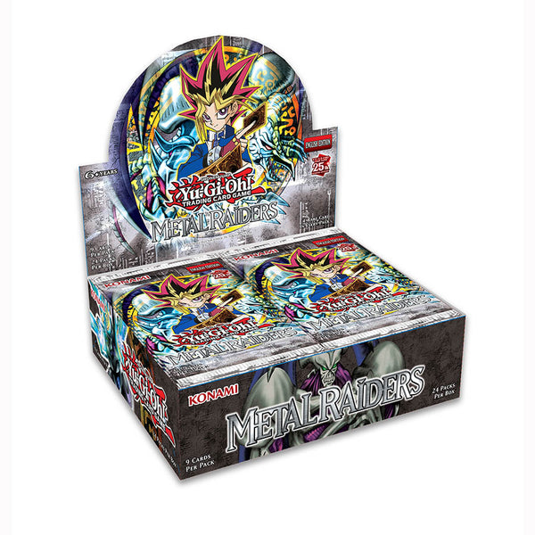 ccg booster box YU-GI-OH CCG: BOOSTER BOX: 25TH ANNIVERSARY: METAL RAIDERS (24CT) – Metro Entertainment