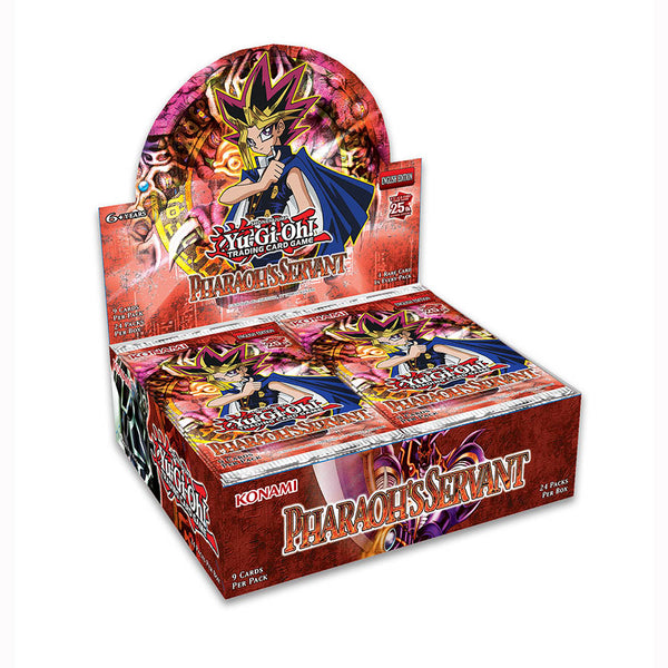 YU-GI-OH CCG: BOOSTER BOX: 25TH ANNIVERSARY: PHAROAH'S SERVANT (24CT) Metro Entertainment YU-GI-OH CCG: BOOSTER BOX: 25TH ANNIVERSARY: PHAROAH'S SERVANT (24CT) Metro Entertainment