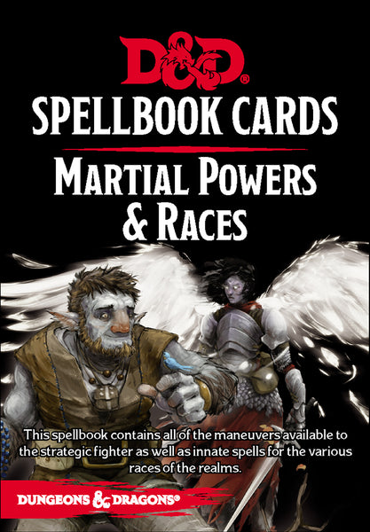 D&D Spellbook Cards: Marital Powers and Races