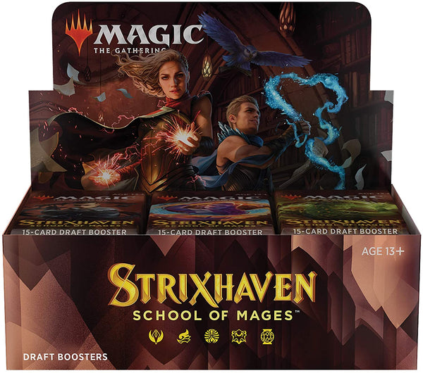 Magic The Gathering Strixhaven Sealed Draft Booster Box | 36 Packs (540 Magic Cards)