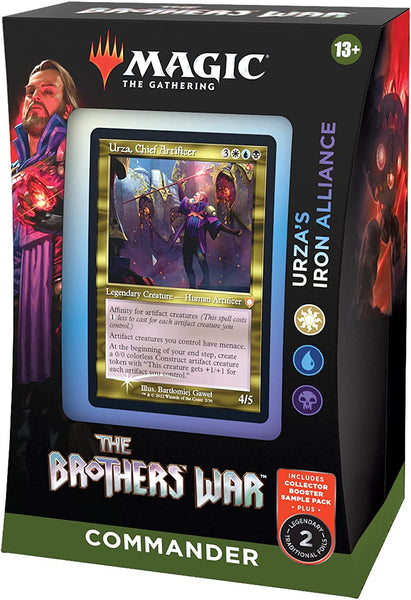 Magic: The Gathering The Brothers’ War Commander Deck – Urza's Iron Alliance (White-Blue-Black)