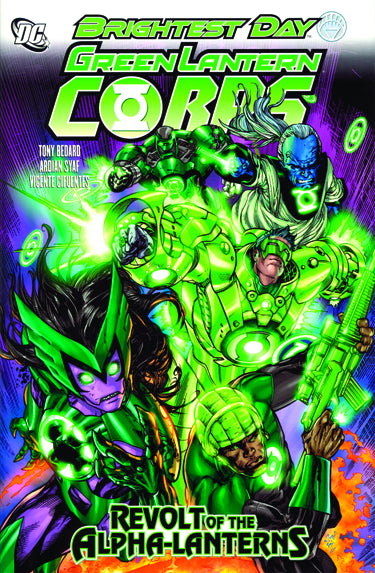 GREEN LANTERN CORPS REVOLT OF ALPHA LANTERNS HC