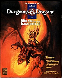 D&D 2e Wrath of the Immortals - Book 1: Codex of the Immortals