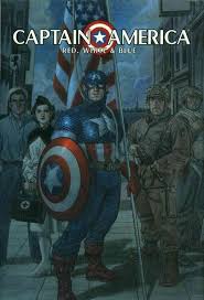 CAPTAIN AMERICA RED WHITE AND BLUE HC