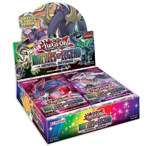 Yu-Gi-Oh! CCG: BATTLES OF LEGENDS- CRYSTAL REVENGE Booster Box (24 Packs)